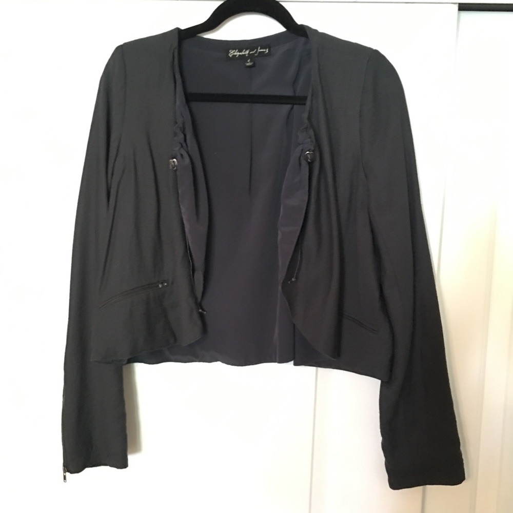 Elizabeth and James dark green blazer size 4